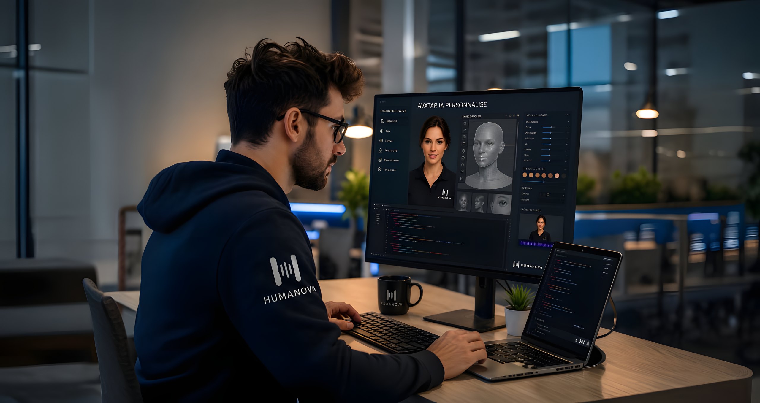 Customizing a HUMANOVA AI avatar